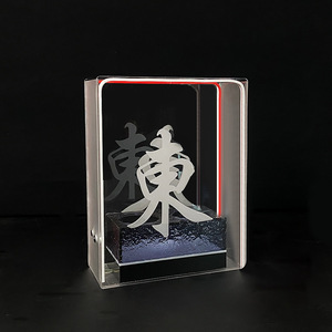 Estante para Botellas de Vino LED Acrílico Rectangular con Luz Direccional (Norte, Sur, Este, Oeste) para Fiestas - Product Image 3