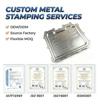 Caja de control industrial de precisión de metal estampado por troquelado profundo para máquinas CNC y cajas de control robótico