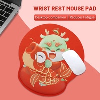 Tapis de souris de jeu Sanxing PC Gamer avec base en caoutchouc antidérapante, repose-poignet en mousse à mémoire de forme ergonomique 250x230mm, accessoires informatiques pour