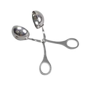 Fabricante de albóndigas de acero inoxidable Clip de albóndigas de metal Utensilios de cocina para molde de bolas de arroz <span class=keywords><strong>Croquetas</strong></span> Utensilios Tipo Tenedores forjados - Product Image 4