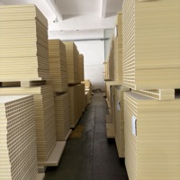 Pièces de porte WPC chinoises pour l'industrie, architrave et cadre de porte composite intégral, étanche et résistant à l'humidité, pour usage domestique