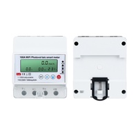 Medidor de Energía Eléctrica Bidireccional Fotovoltaico WiFi 4P, Versión en Inglés, Inteligente, Monofásico