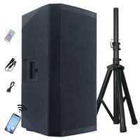 Subwoofer de 5000 W y 15" Sistema de Altavoces PA de Audio Profesional para Interiores/Exteriores Caja de Sonido Sistema Line Array para Fiestas de DJ Bocina Parlante