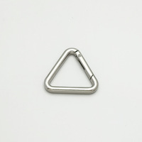 Accessoires de quincaillerie pour sacs professionnels de haute qualité, en alliage de zinc, 19 mm, 25 mm, nickel brillant, or, crochets à ressort triangulaires en métal