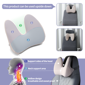 LIANDA <span class=keywords><strong>TP</strong></span>-068 Oreiller de voyage en mousse à mémoire de forme Oreiller confortable en mousse à mémoire de forme pour avion - Product Image 5