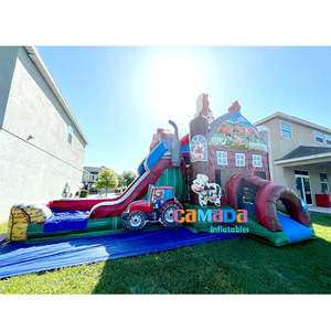 Commercial Monster Truck Bounce <b>House</b> Water Slide Combo <b>Inflatable</b> Bouncer for Kids with 800kg Capacity and 2-Year Warranty - Product Image 4