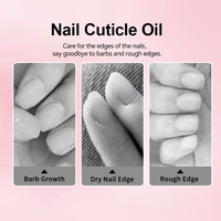 UR SUGAR 15ml Comforts Huile de traitement des ongles secs Huile de soin des cuticules pour ongles Marque privée Huile de cuticules pour ongles