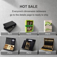 Ensemble de couverts de luxe en acier inoxydable poli miroir, couteau, cuillère, fourchette, argenté, pour hôtels, restaurants, vente en gros