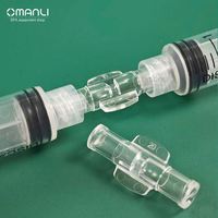 Connecteur de seringue en plastique stérile Luer, adaptateur Luer Lock, connecteur fileté Luer