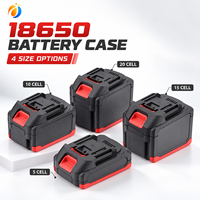 Boîte de batterie Makita 18650 18V 21V pour clé à chocs électrique, outil électrique avec accessoires de batterie au lithium