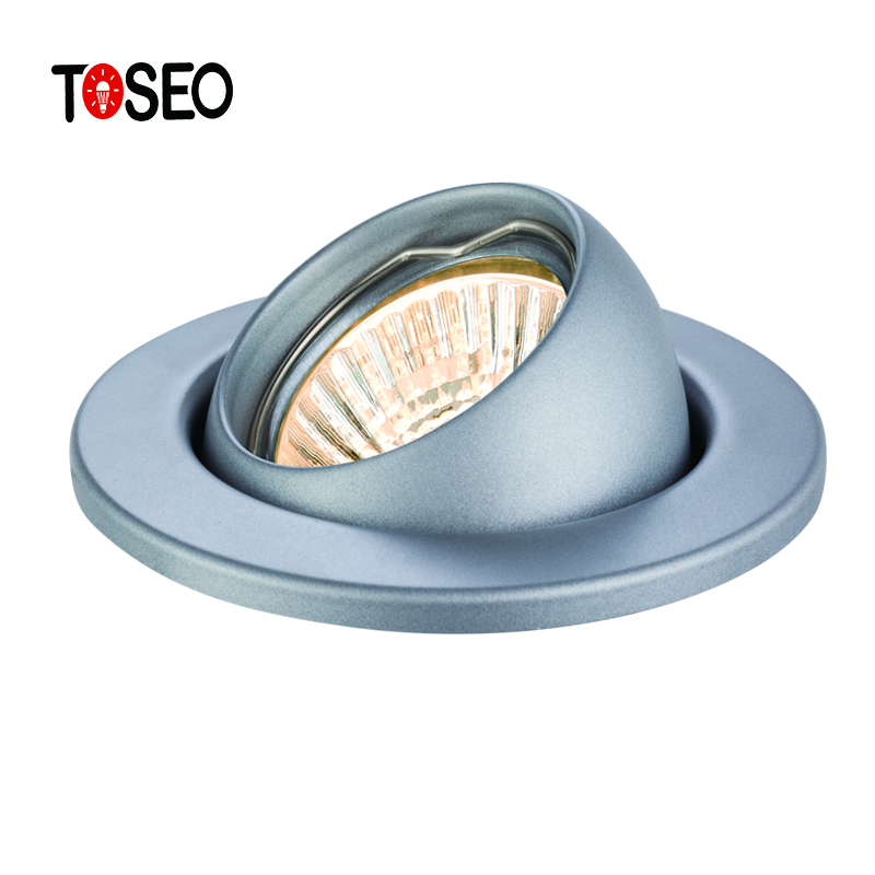 Round 108mm Adjustable Recessed Downlights Fixture For Showroom