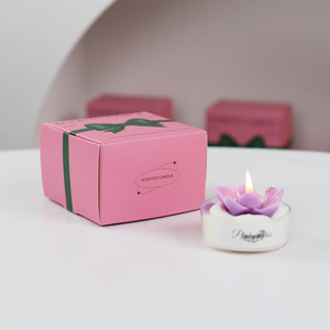 <span class=keywords><strong>Bougie</strong></span> artisanale en cire mélangée à l'orchidée papillon, vente en gros, cadeaux pour la fête <span class=keywords><strong>des</strong></span> mères, anniversaire, fleur réaliste, aromathérapie pour créer une ambiance - Product Image 6