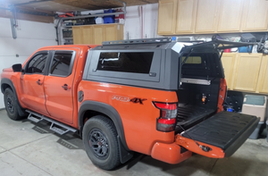 Capote en aluminium imperméable pour Nissan Frontier Pro <span class=keywords><strong>4x</strong></span> 2025, 5 pieds/6 pieds, avec fenêtres coulissantes, hardtop, housses de camion sur mesure - Product Image 4