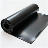 3mm Schwarze NBR/EPDM Industrielle Gummimatte Fabrikboden Stoßdämpfend Hitzebeständig ISO9001 Zertifiziert Autoabdeckung Platten