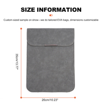Logo personnalisé 12 13 14 17 pouces porte-documents en cuir PU sac pour ordinateur portable pochette étanche portable avec caractéristiques durables et souples