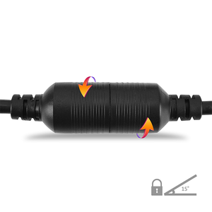 ETL-Zertifiziertes Verlängerungskabel mit Verriegelungssystem, 20 Ampere, Hochleistungs-Nema 6-20p auf 6-20r Stecker-Buchse - Product Image 6