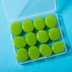 مخصص مصبوب للماء عازلة للصوت قابلة لإعادة الاستخدام 6 أزواج لينة سيليكون هلام الأذن المقابس مع مربع - Product Image 6