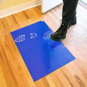 Clean Room Supplier Disposable Anti-static Cleanroom Door Floor Sticky Mats Esd 30 Layers Blue 24x36 Sticky Mat