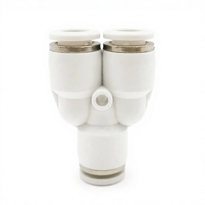 YIIDNN PY Type Threaded Straight Coupling <b>Gas</b> Pipe Other 3-way Quick Pneumatic Connector Three Throughs Air Pipe Fittings - Product Image 1