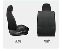 Coussin de véhicule universel en cuir imperméable 5 places pour automobile avant et arrière, adapté à la plupart des berlines de camion SUV Pick-up Jeep