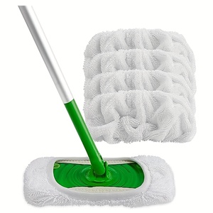 แผ่นม็อบไมโครไฟเบอร์แบบใช้ซ้ำได้ใช้ได้กับแผ่นม็อบถูพื้นซักได้ - Product Image 2