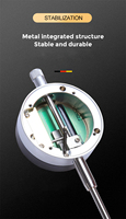 Micromètre numérique 0.01mm Instrument de mesure de profondeur électronique Altimètre avec indicateur de base de jauge de profondeur