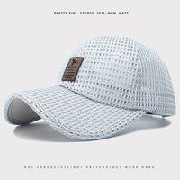 Casquette de soleil brodée pour homme, séchage rapide, style camionneur, 6 panneaux, réglable, 100 % polyester, pour la randonnée et la pêche, été