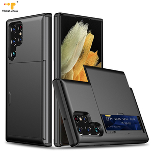 Funda con ranura para tarjeta de Crédito 2 en 1, para Samsung Galaxy S23/S23 ultra S23 Plus TPU + PC, Cubierta <span class=keywords><strong>del</strong></span> teléfono móvil - Product Image 1