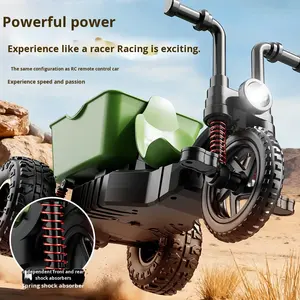 Nouveau produit transfrontalier, voiture de cascade électrique à <span class=keywords><strong>trois</strong></span> roues RC Little Sheep, voiture de dérive intérieure à grande vitesse, cheval noir, jouet pour garçons, cadeau - Product Image 3