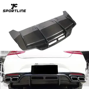 S-Class C217 In Fibra di Carbonio Posteriore Diffusore Lip per Mercedes Benz S500 S550 Sport Coupe 14-18