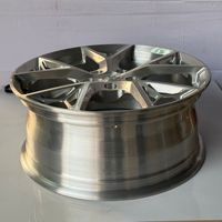 Nouvelles jantes monobloc forgées sur mesure, spécifications de compétition, usinées CNC avec finition tréfilée de précision, en aluminium billette 6061-T6 de qualité aérospatiale, R19 R20 R21