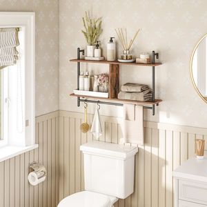 Wholesale Bathroom Wall Mounted Shelves, Floating Storage Shelf for Organizer, <strong>Corner</strong> Shelving Unit, Hanging Rack for Bathroom - Product Image 6