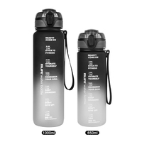 Bouteille d'eau Tritan personnalisée avec logo, 32 oz (1000 ml), écologique, sans BPA, en plastique, pour les sports de plein air, la salle de sport, bouteille d'eau de sport