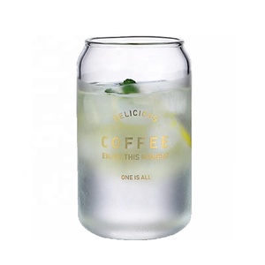 La birra trasparente 16oz /12 oz può modellare la tazza di vetro con logo personalizzato resistente al calore vetro borosilicato per bere bevande - Product Image 6