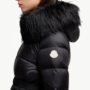 Veste d'hiver coupe-vent à capuche pour <span class=keywords><strong>femme</strong></span> Boying avec chapeau détachable ODM - Product Image 5