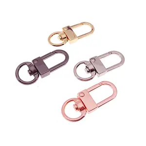 Wholesale Metal Keychain Holder Small Purse Swivel Trigger Lobster Clasp Snap Hook