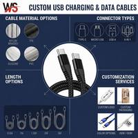 Câble de charge rapide USB C vers USB C 100W 5A PD, cordon en nylon tressé, cuivre pur, pour ordinateur portable, téléphone, voiture