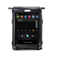 Autoradio vertical de style Tesla Android 15 de 12,1 pouces pour Ford F150 2013-2015 avec CarPlay sans fil, WiFi et GPS