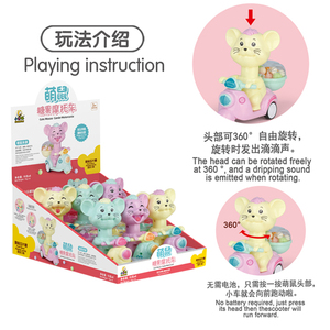 Alegre lindo ratón motocicleta juguetes caramelo juguete de caramelo cargado con dulces bombones y <span class=keywords><strong>golosina</strong></span> para niños - Product Image 4