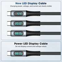 Câble USB 4.0 C vers C en gros, haute vitesse 40 Gbit/s, affichage numérique, 8K60HZ, PD240W, charge rapide 5A, puce E-Marker pour imprimante et ordinateur
