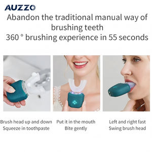 Cepillo de Dientes Eléctrico Sónico en Forma de U para Adultos Recargable con Temporizador Automático Blanqueador de Dientes y Cerdas de Silicona - Product Image 6