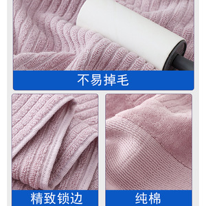 Serviettes de bain 70x140cm en pur coton, usage hôtelier, couleur unie gris - Product Image 4