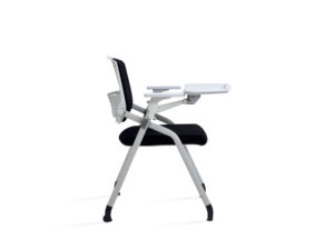 Chaise d'entraînement moderne en maille avec tableau d'écriture de bureau intégré et table de conférence, pliable et empilable pour une utilisation dans le salon - Product Image 4