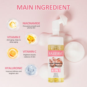Nettoyant Visage Moussant Exfoliant Naturel OEM <span class=keywords><strong>pour</strong></span> Soins <span class=keywords><strong>de</strong></span> la Peau, Mousse Nettoyante en Profondeur <span class=keywords><strong>pour</strong></span> les Pores, Marque Privée - Product Image 4