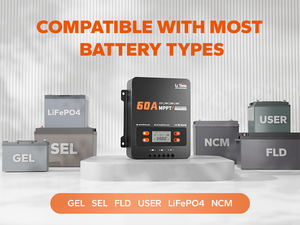 96% पीक रूपांतरण दक्षता ब्लूटूथ एडाप्टर <span class=keywords><strong>60a</strong></span> mppt सौर चार्ज नियंत्रक उच्च शक्ति सौर चार्ज नियंत्रक - Product Image 2