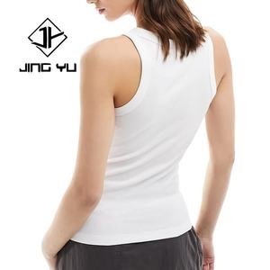 Camiseta Hawaiana para Mujer, Camiseta de Algodón Personalizada, Camiseta sin Mangas Estampada, Camiseta Ajustada - Product Image 2