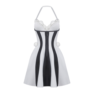 2025 printemps été imprimé fleuri Spaghetti sangle longues robes femmes sans manches dos nu pansement femmes élégant fête robe de rue - Product Image 1