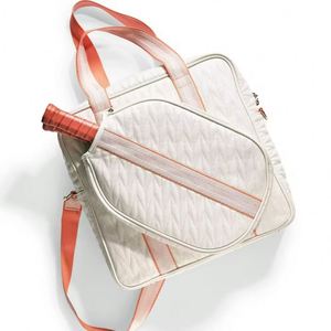 Muestra Gratuita, Diseño Personalizado, Bolsa de Pickleball de Cuero Vegano de Alta Calidad, Bolsa Deportiva Acolchada para Tenis, Bolsa de Gimnasio para Hombre y Mujer - Product Image 2