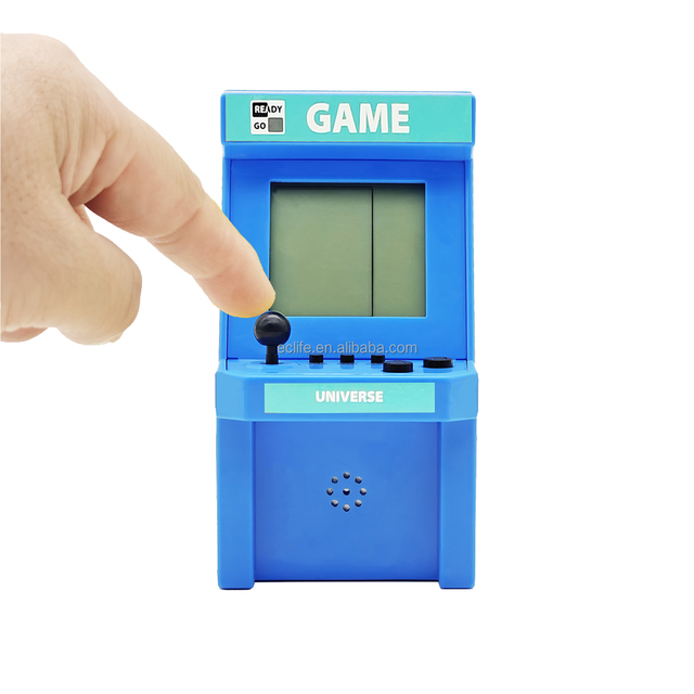 26 In1 Portable Desktop  CLASSIC BLACK  WHITE MINI Retro ARCADE GAME Machine Novelty Gifts Electronic Game China Cheap Blue