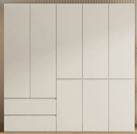 Armoire moderne en MDF de luxe, design en bois, assemblée, démontable, suspendue, pour chambre à coucher et salon, écologique, durable, portes coulissantes